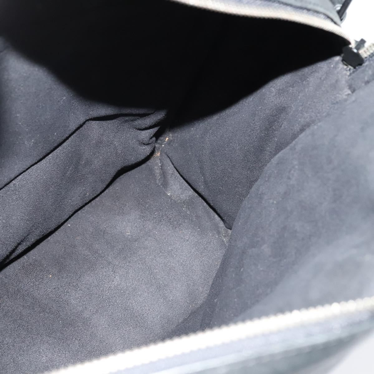 Louis Vuitton Clarkson Messenger Bag Monogram Shadow Leather Black Leather Bag