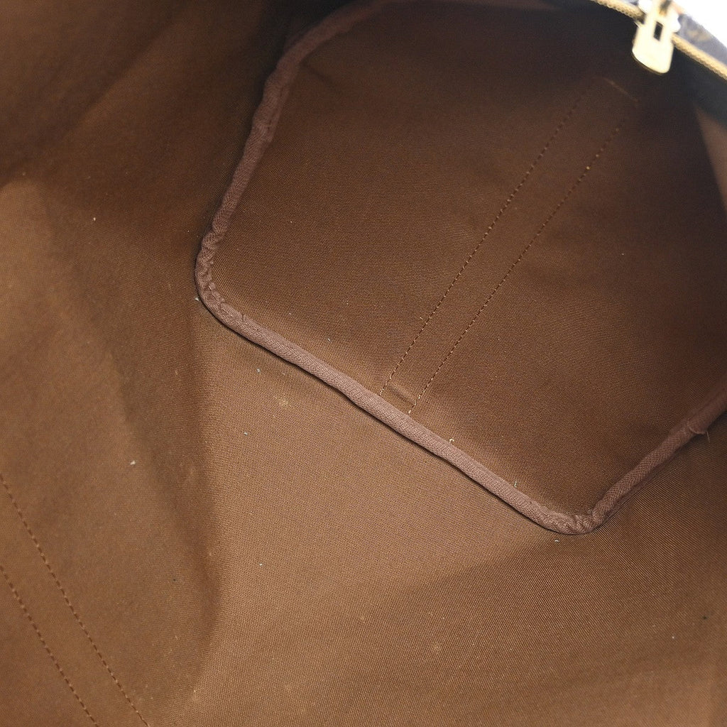 Louis Vuitton Keepall Bandouliere Bag Monogram Canvas Brown Canvas Travel Bag