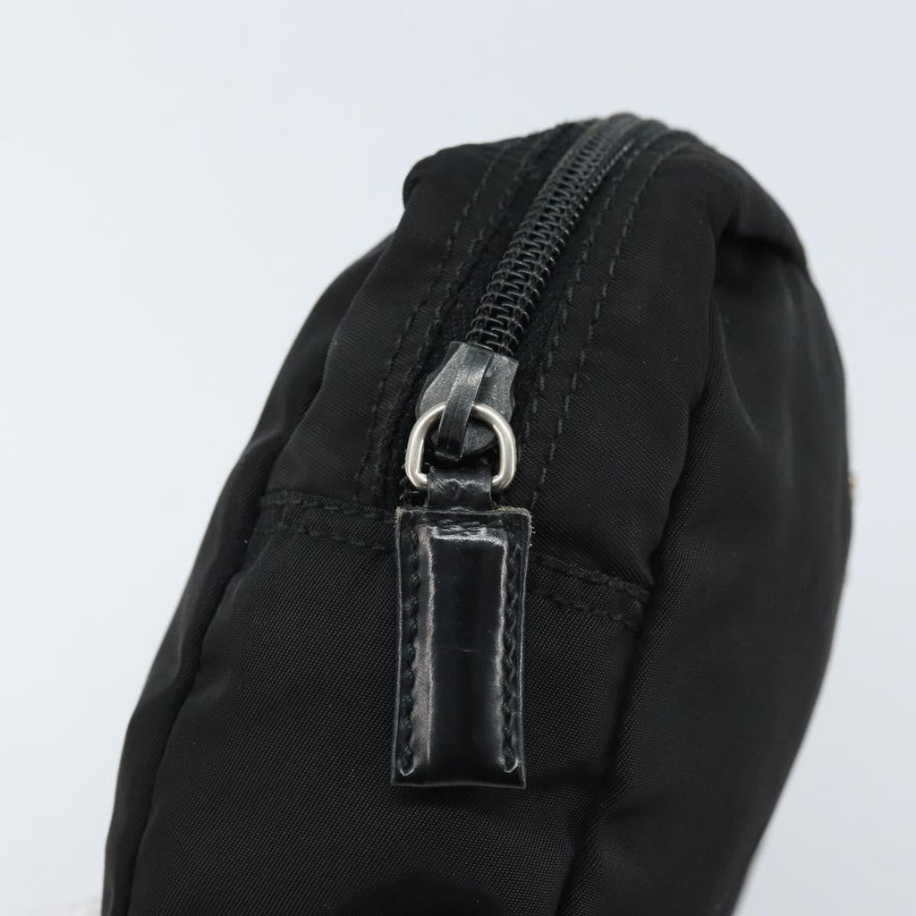 Prada Vintage Pouch Tessuto Black Nylon Clutche & Pouche Bag