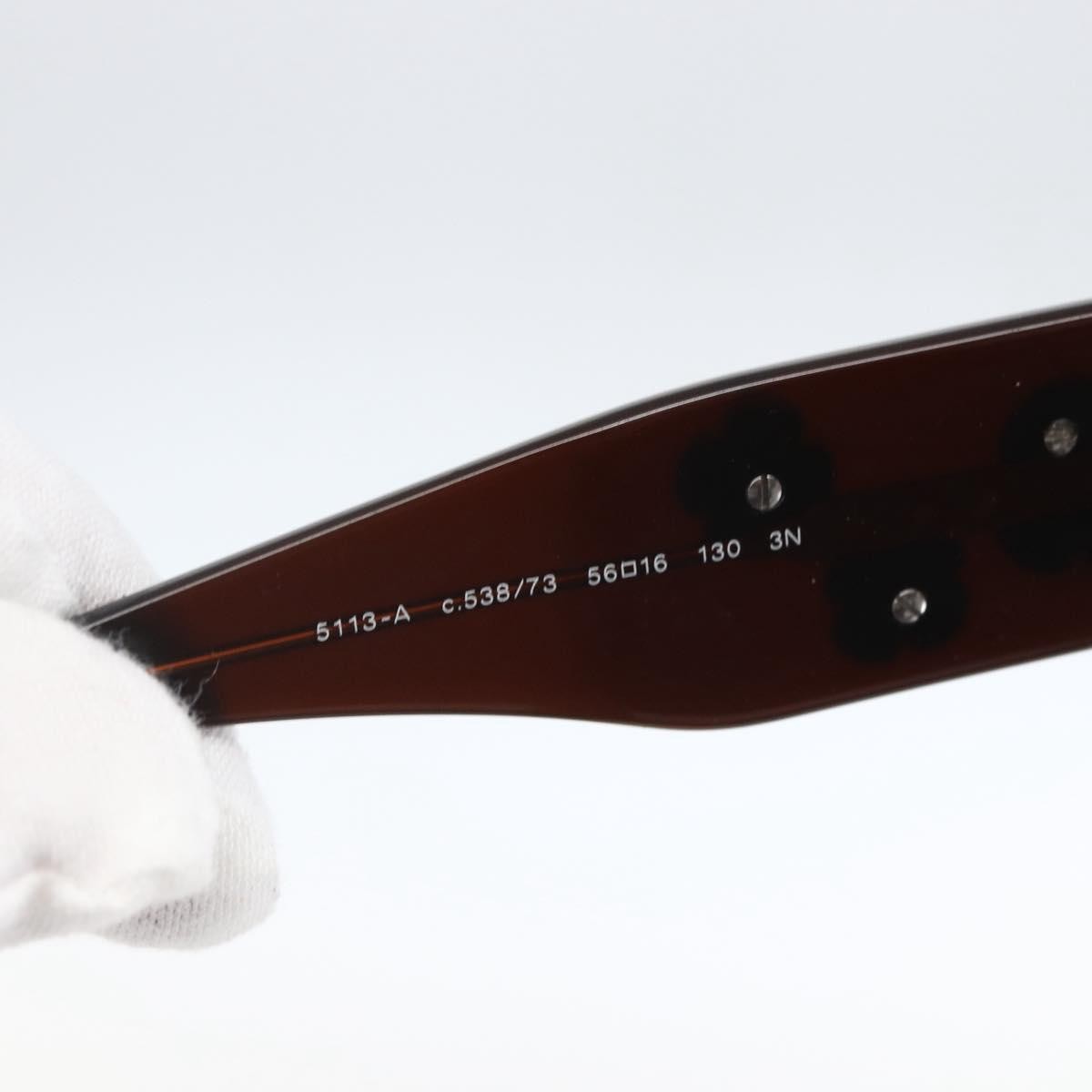 Chanel Camélia Sunglasses Plastic Brown Plastic Sunglasse Accessory