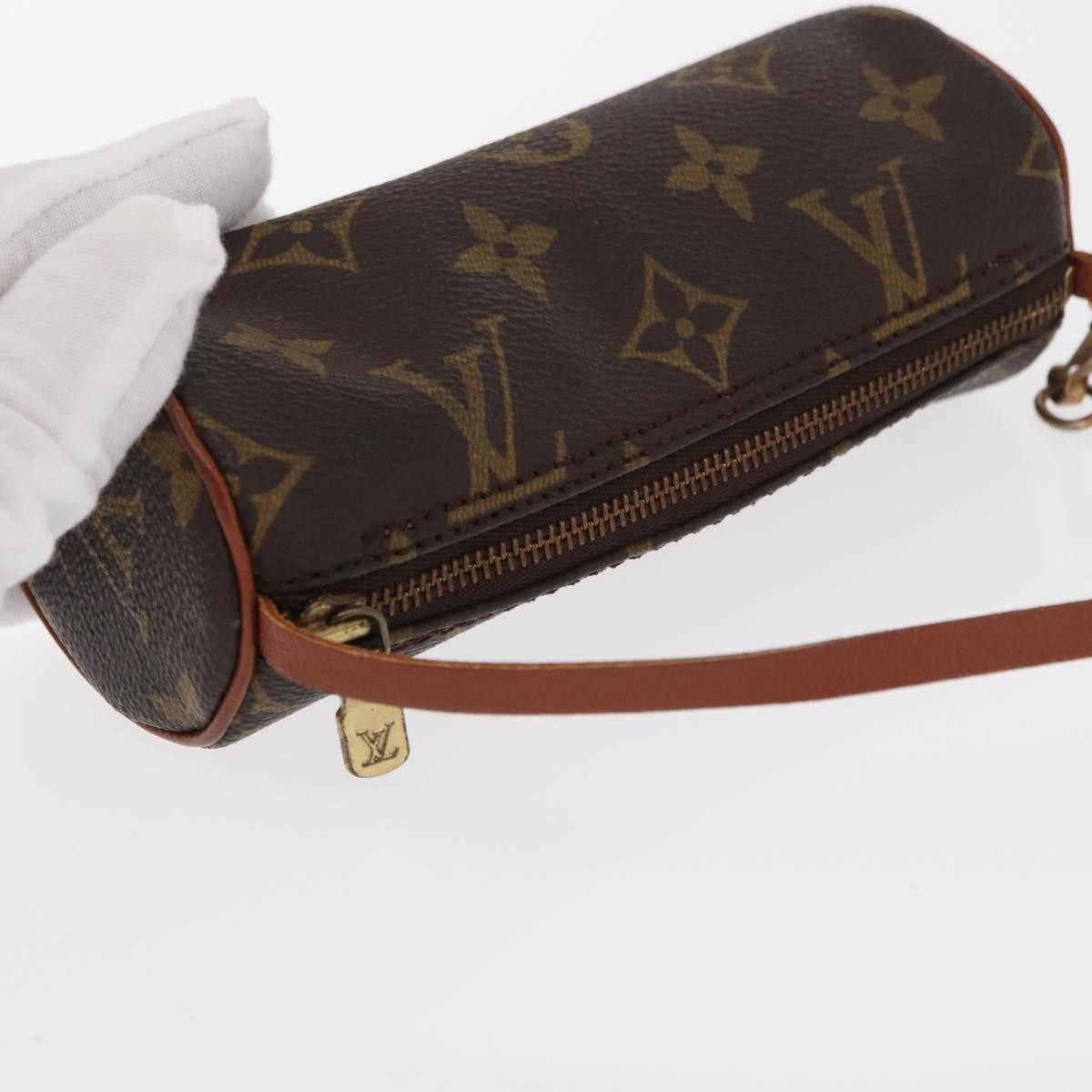 Louis Vuitton Papillon Pochette Monogram Canvas Brown Canvas Clutche & Pouche Bag