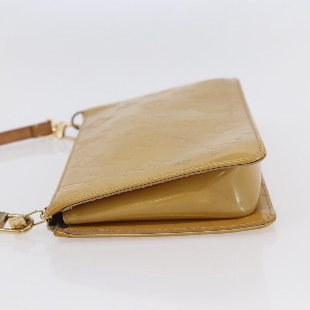 Louis Vuitton Lexington Pochette Monogram Vernis Beige Patent_Leather Clutche & Pouche Bag