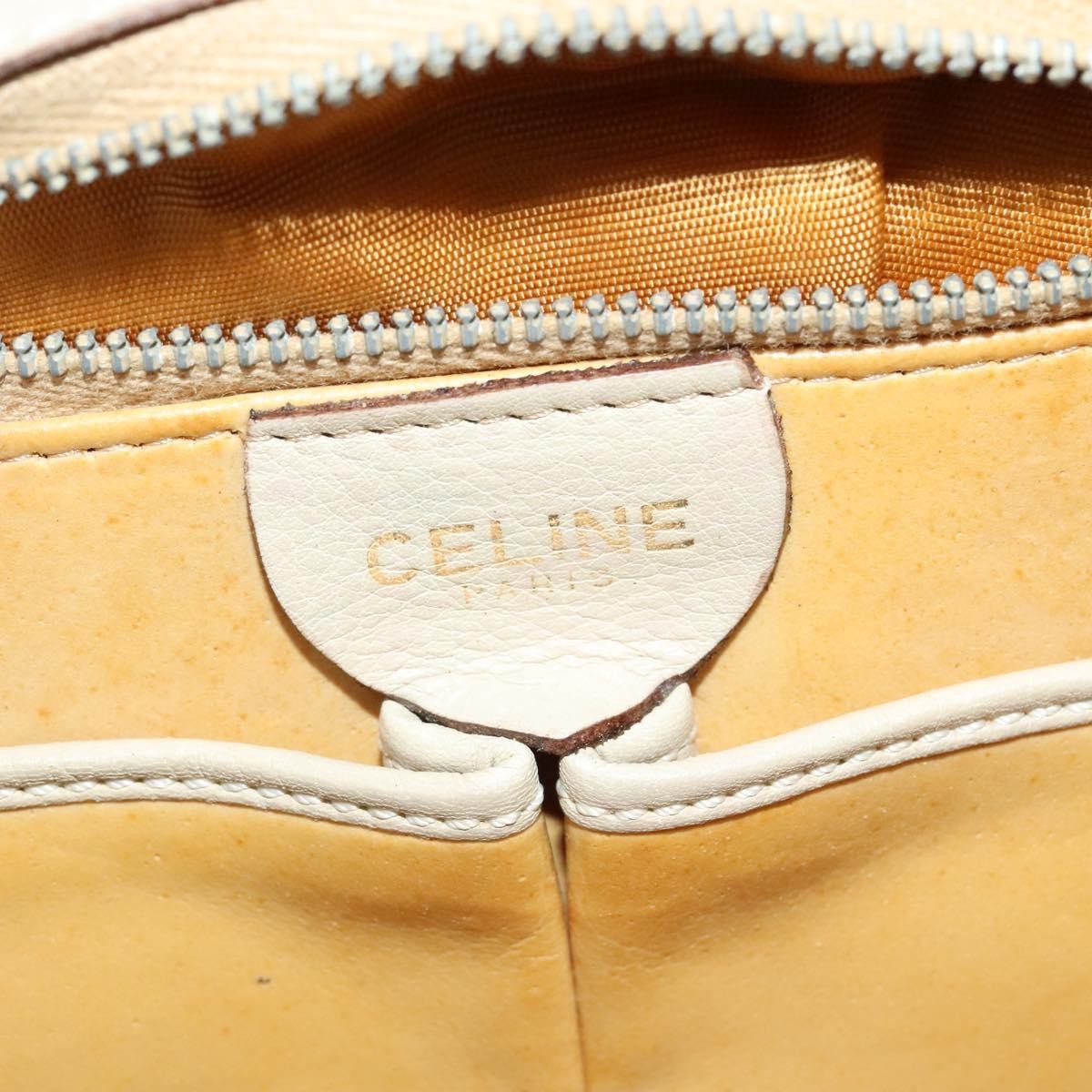 Celine Shoulder Bag Leather Beige Leather Shoulder Bag Bag