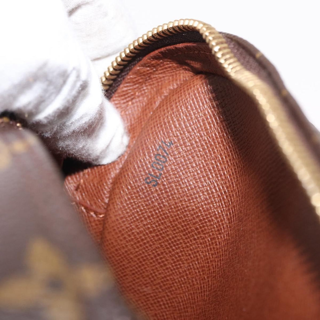 Louis Vuitton Danube Handbag Monogram Canvas Brown Canvas Shoulder Bag