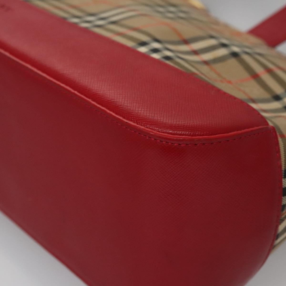 Burberry Nova Check Handbag Nova Check Canvas And Leather Beige Canvas Handbag