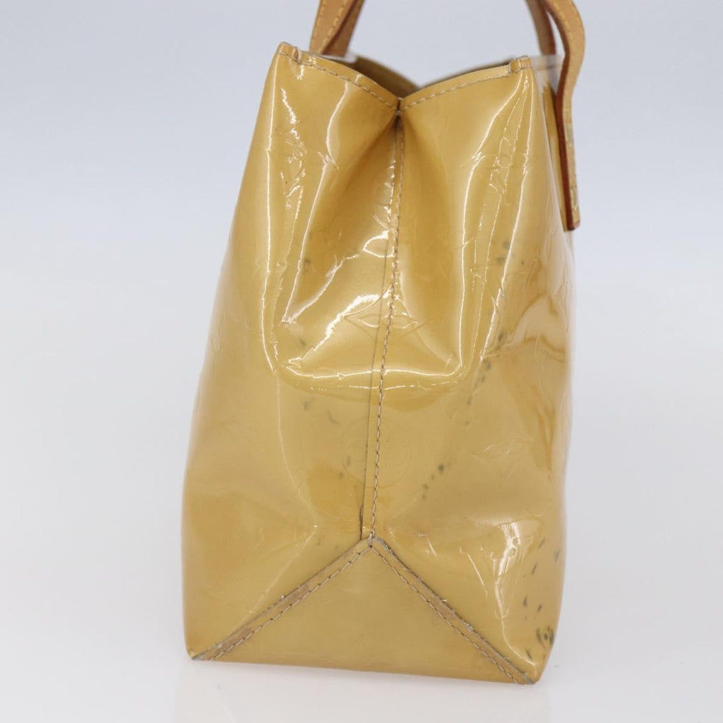 Louis Vuitton Reade Handbag Monogram Vernis Beige Patent_Leather Handbag