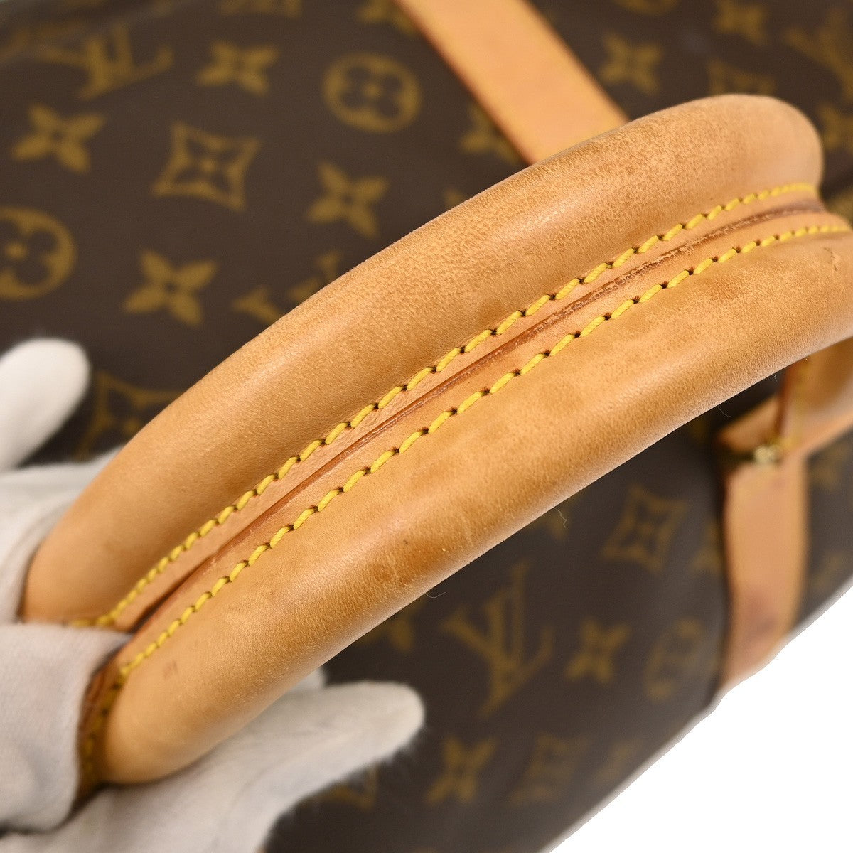 Louis Vuitton Keepall Bag Monogram Canvas Brown Canvas Travel Bag
