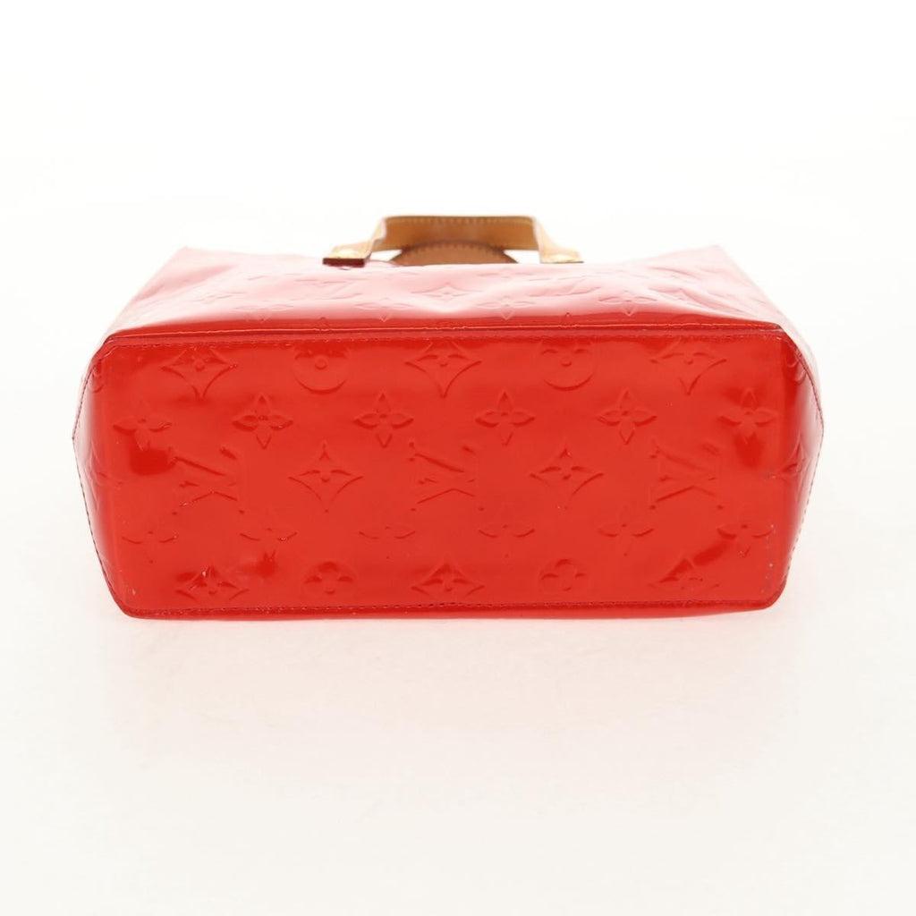 Louis Vuitton Reade Handbag Monogram Vernis Red Patent_Leather Handbag