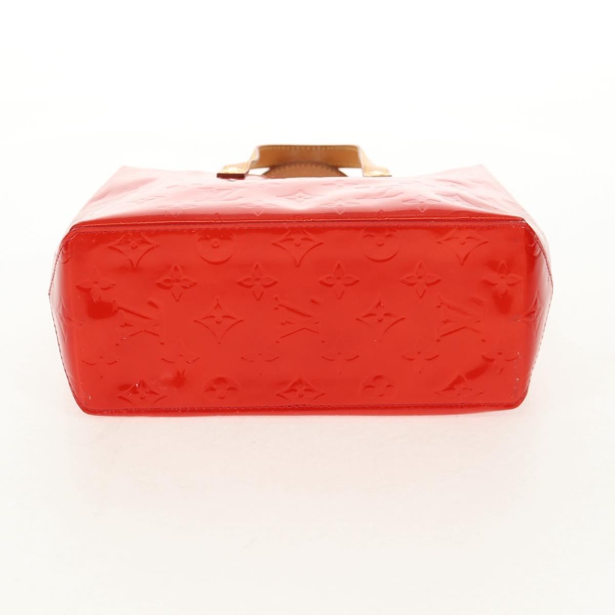 Louis Vuitton Reade Handbag Monogram Vernis Red Patent_Leather Handbag