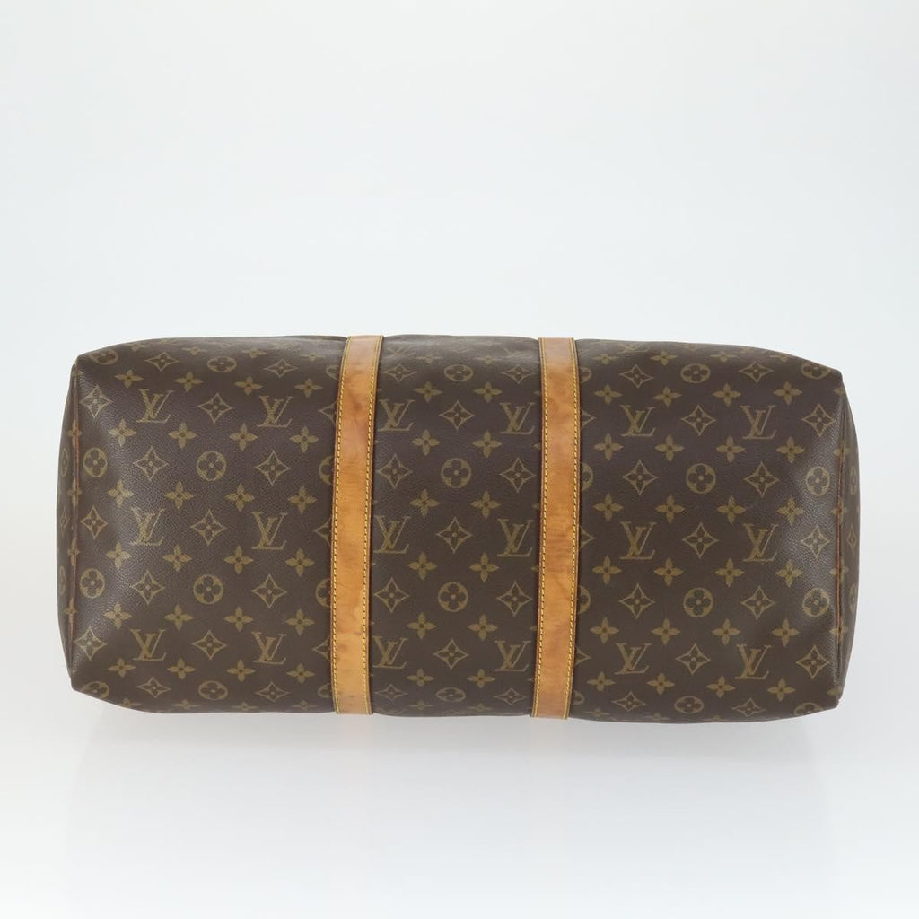 Louis Vuitton Keepall Bag Monogram Canvas Brown Canvas Travel Bag