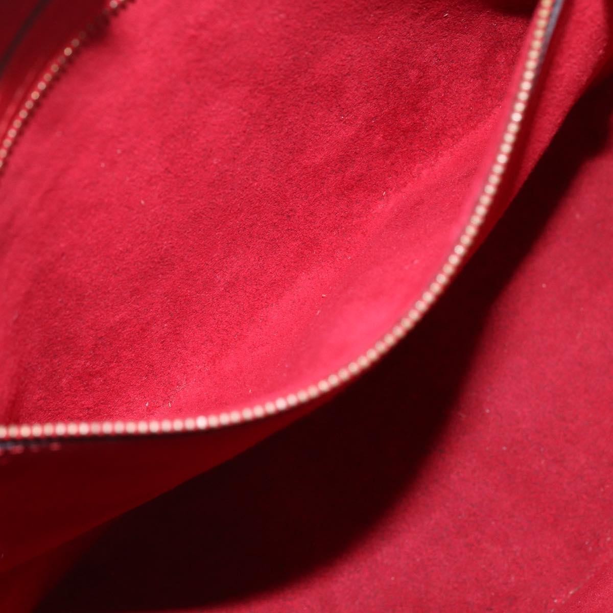 Louis Vuitton Lussac Handbag Epi Leather Red Leather Shoulder Bag
