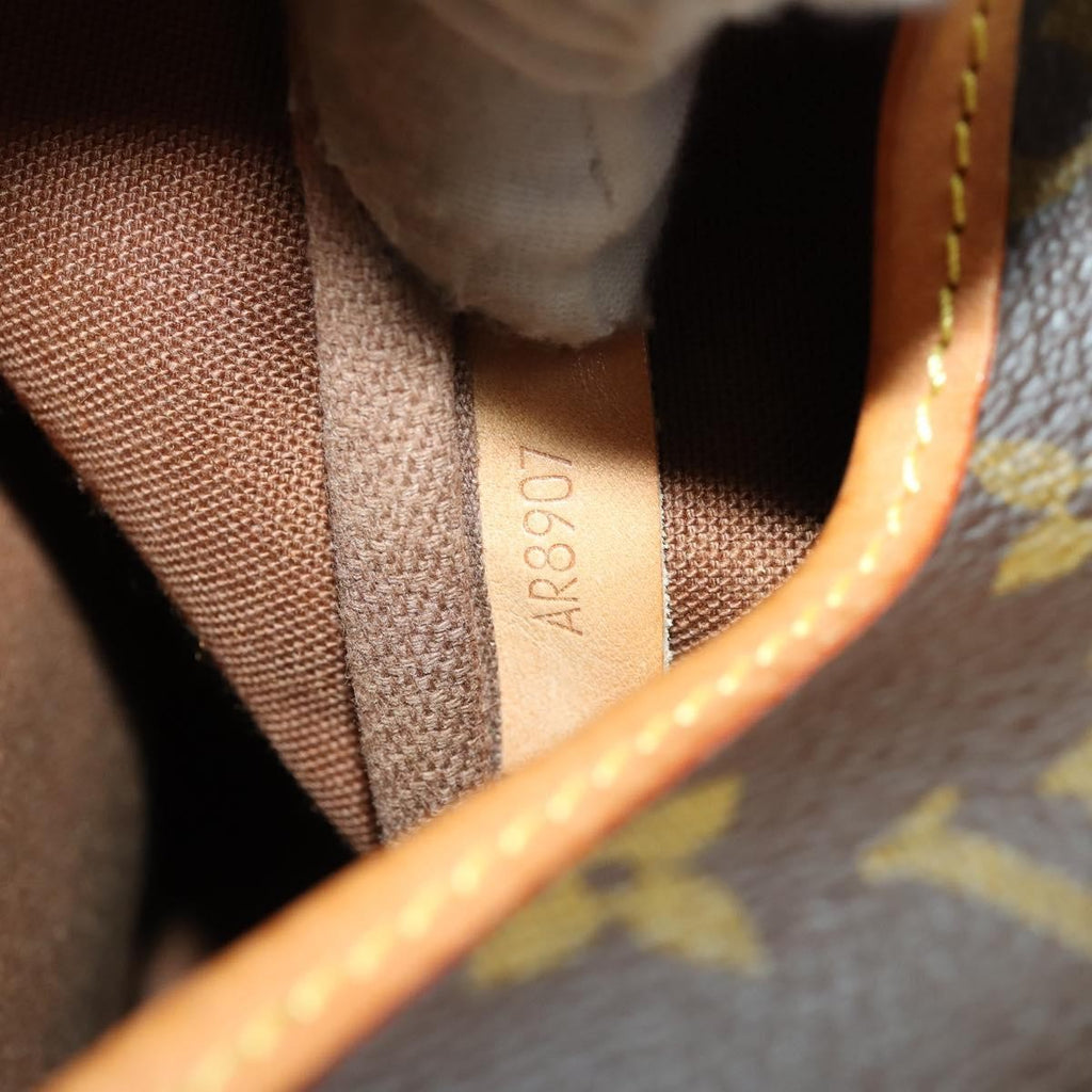 Louis Vuitton Saumur Handbag Monogram Canvas Brown Canvas Shoulder Bag