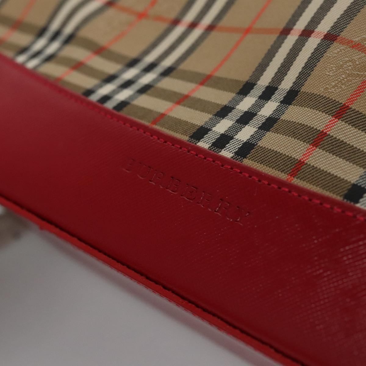 Burberry Nova Check Handbag Nova Check Canvas And Leather Beige Canvas Handbag