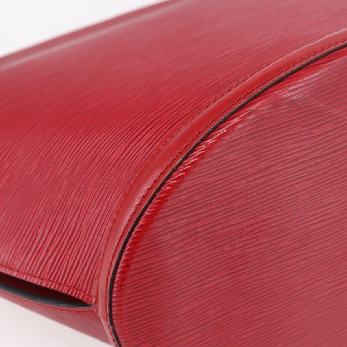 Louis Vuitton Saint Jacques Handbag Epi Leather Red Leather Shoulder Bag