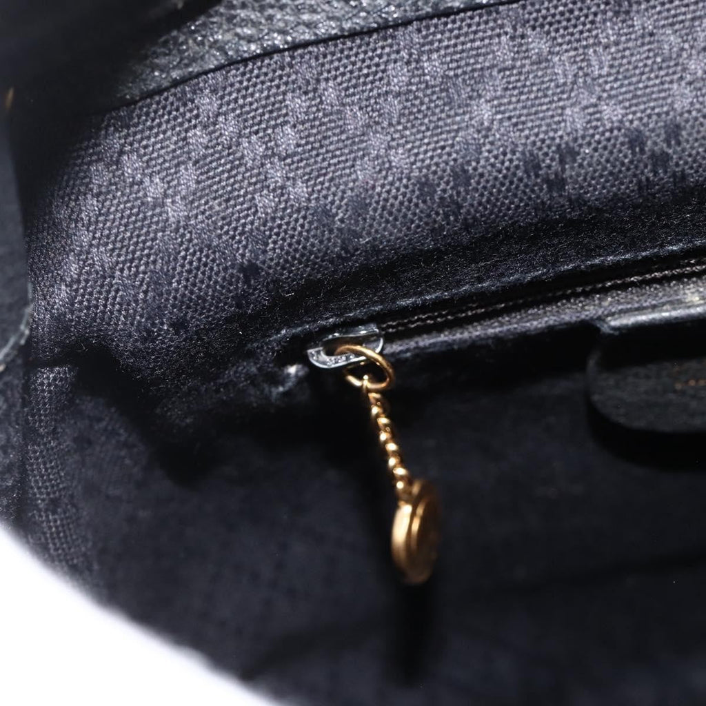 Gucci Gucci Bamboo Backpack Daim Black Denim_Jeans Backpack Bag (Pre-Owned)
