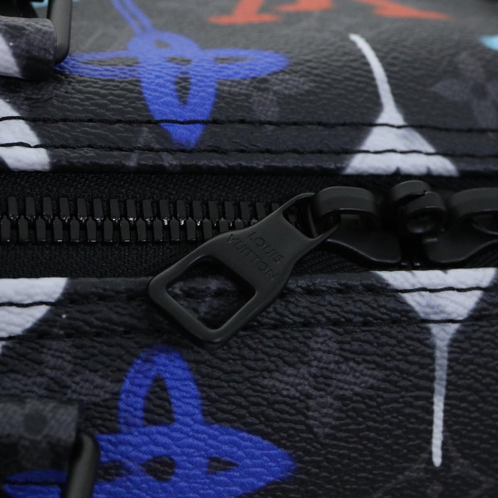 Louis Vuitton Keepall Bandouliere Bag Graffiti Monogram Eclipse Canvas Multicolour Canvas Bag