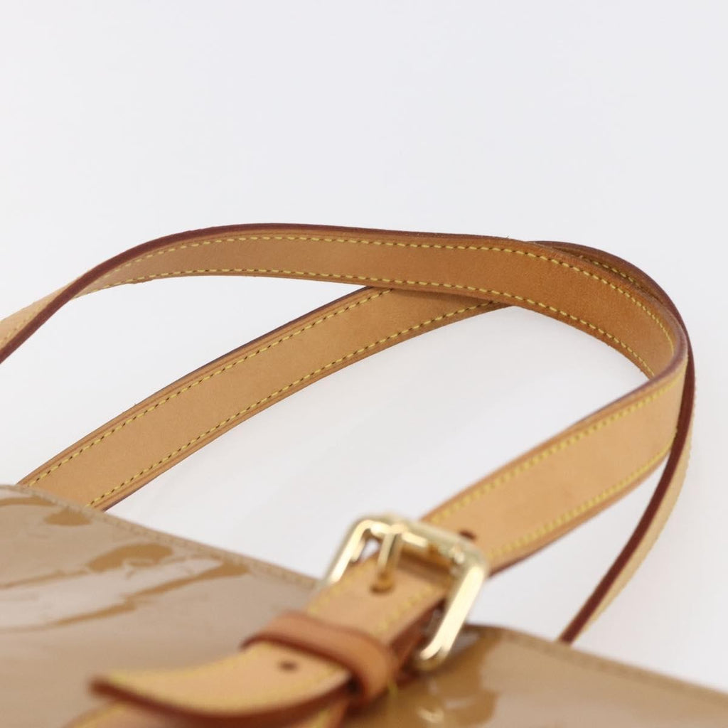 Louis Vuitton Brentwood Handbag Monogram Vernis Brown Patent_Leather Bag