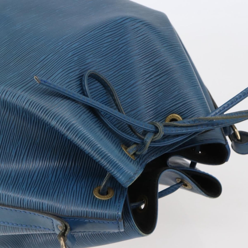 Louis Vuitton Noe Handbag Epi Leather Blue Leather Shoulder Bag
