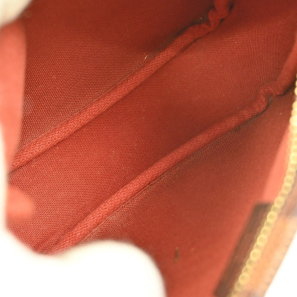 Louis Vuitton Trousse Make Up Bag Damier Canvas Brown Canvas Clutche & Pouche Bag
