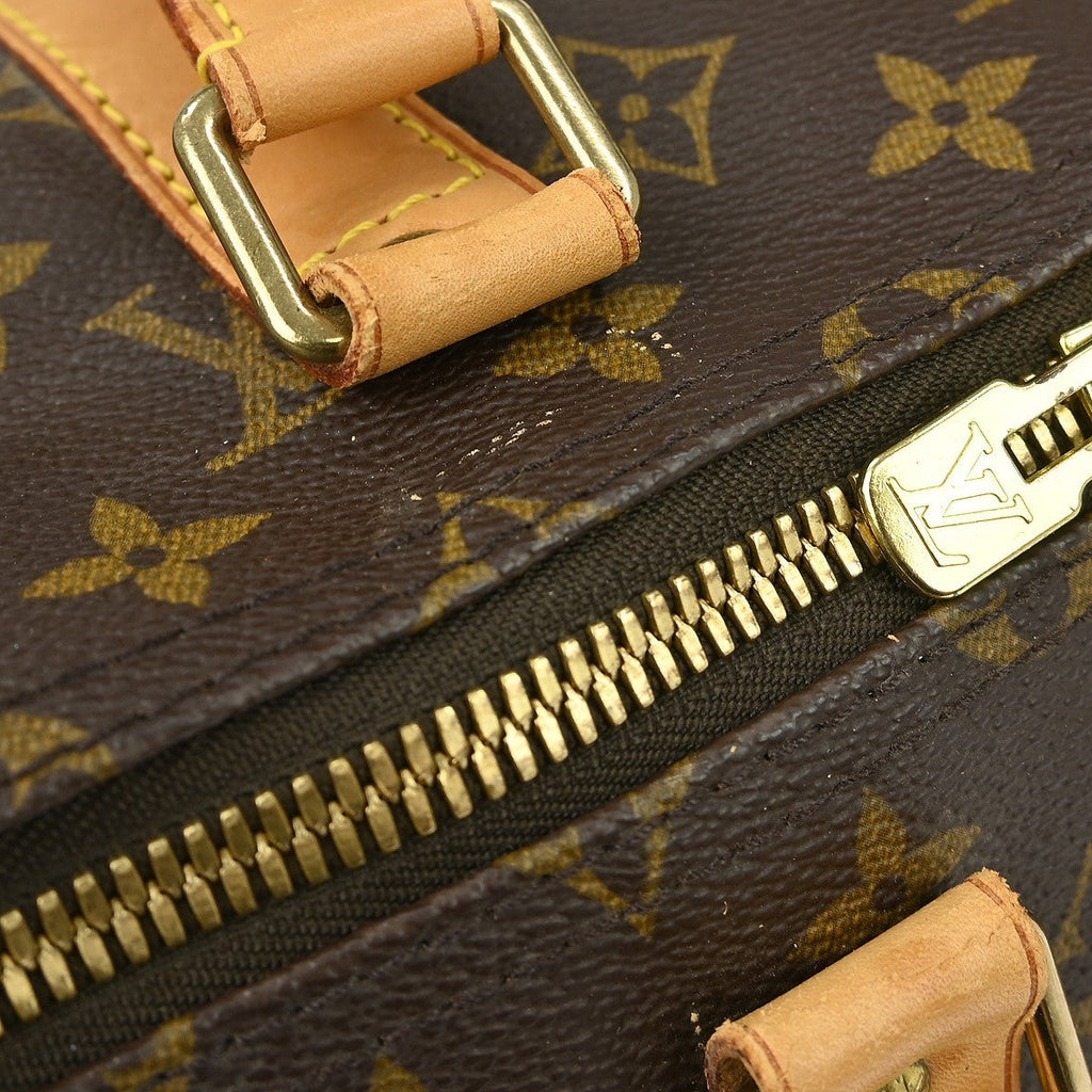 Louis Vuitton Keepall Bag Monogram Canvas Brown Canvas Travel Bag