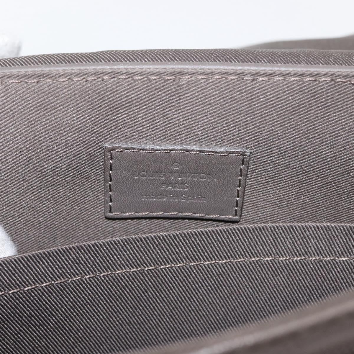 Louis Vuitton District Messenger Bag Damier Infini Leather Gray Leather Shoulder Bag