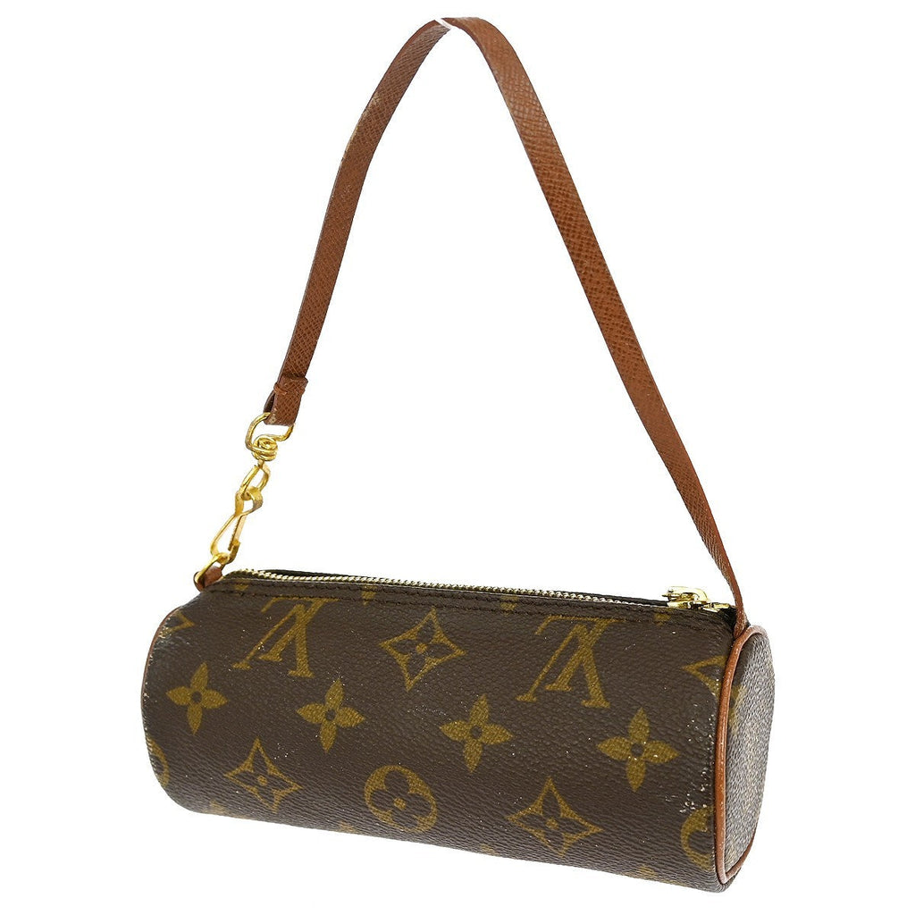 Louis Vuitton Papillon Pochette Monogram Canvas Brown Canvas Clutche & Pouche Bag