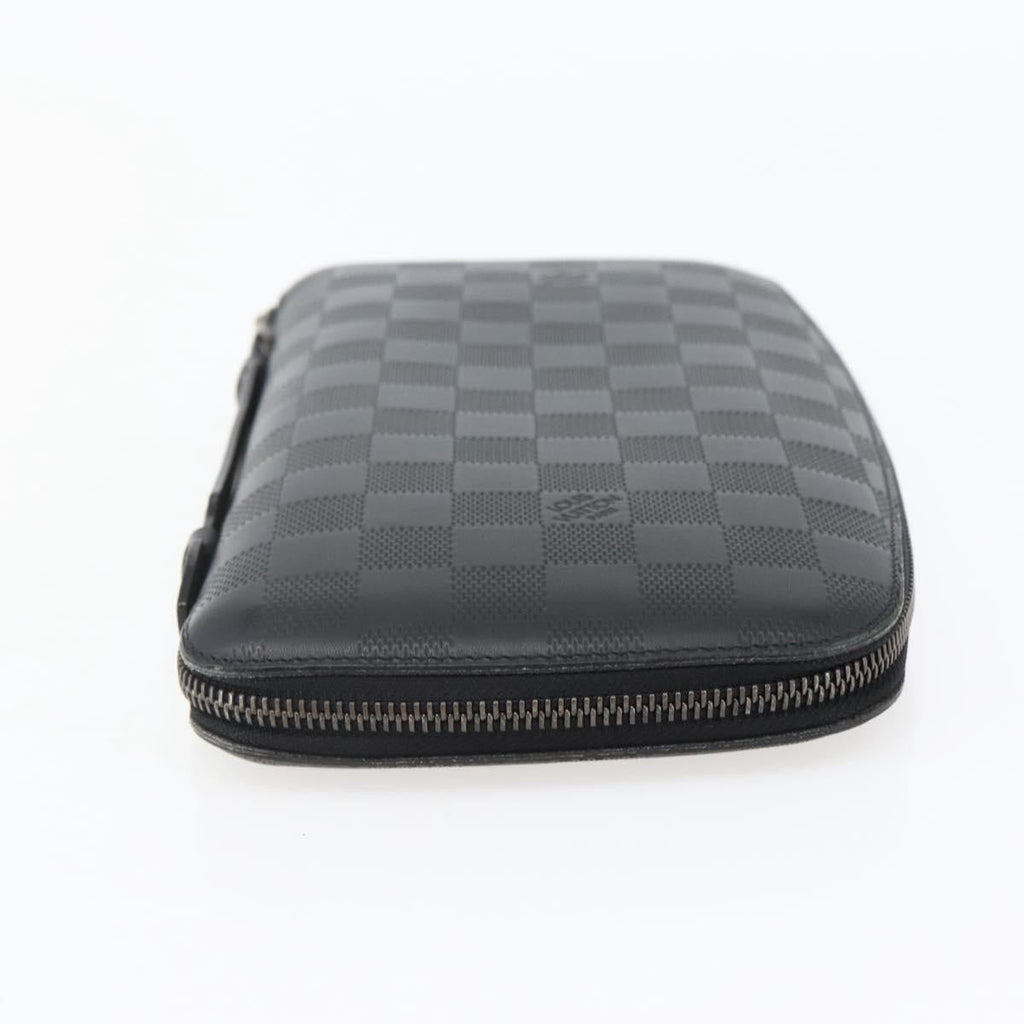 Louis Vuitton Organiser Atholl Leather Black Leather Bag