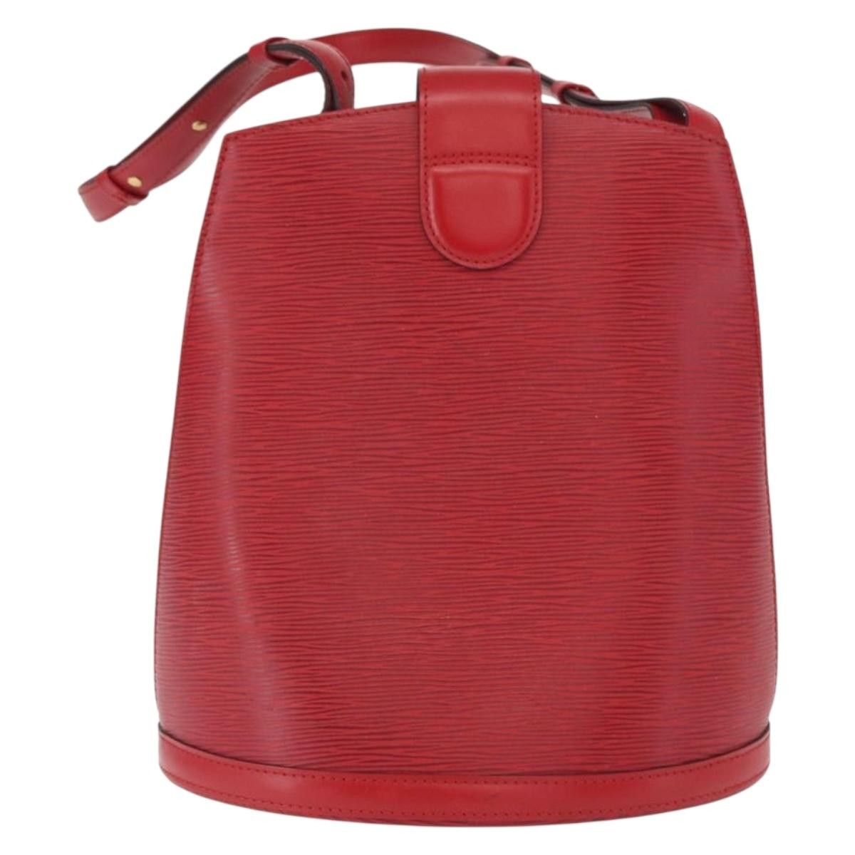 Louis Vuitton Cluny Shoulder Bag Epi Leather Red Leather Shoulder Bag