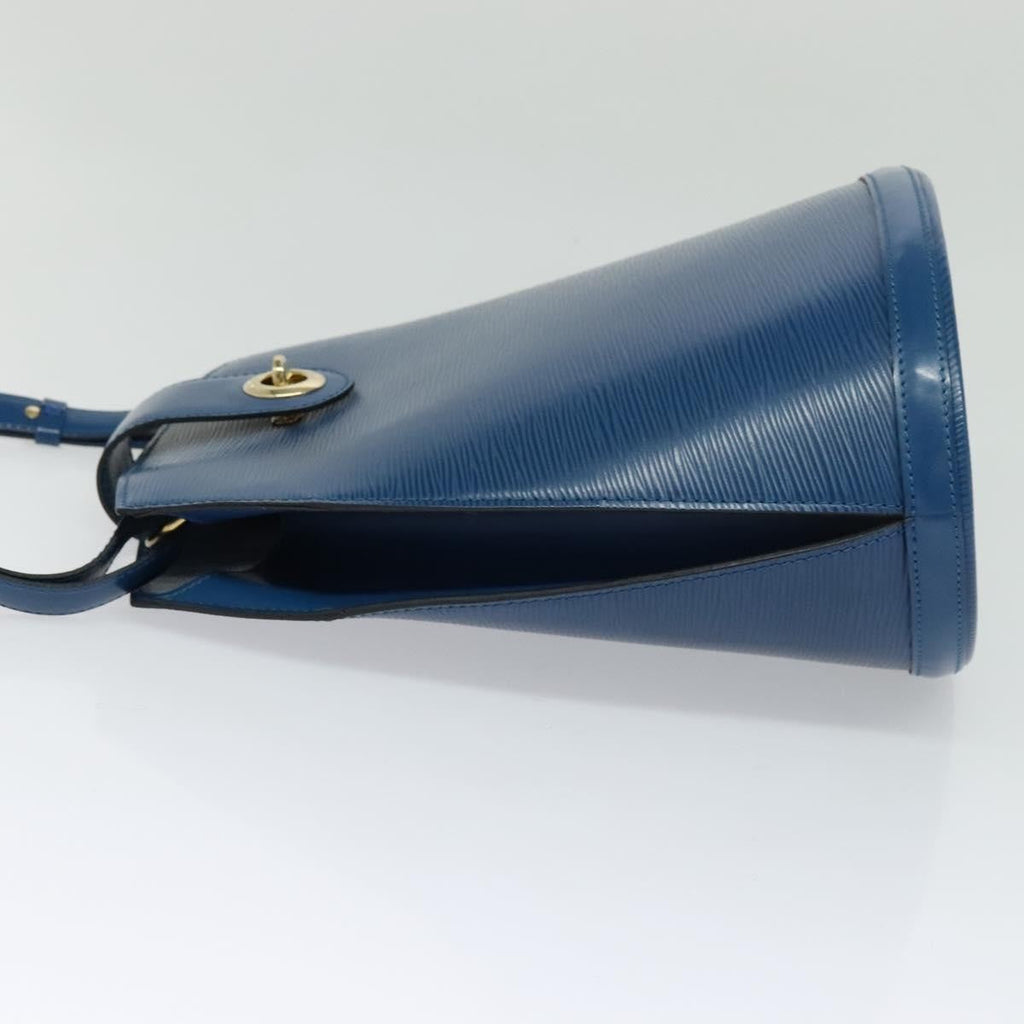Louis Vuitton Cluny Shoulder Bag Epi Leather Blue Leather Shoulder Bag