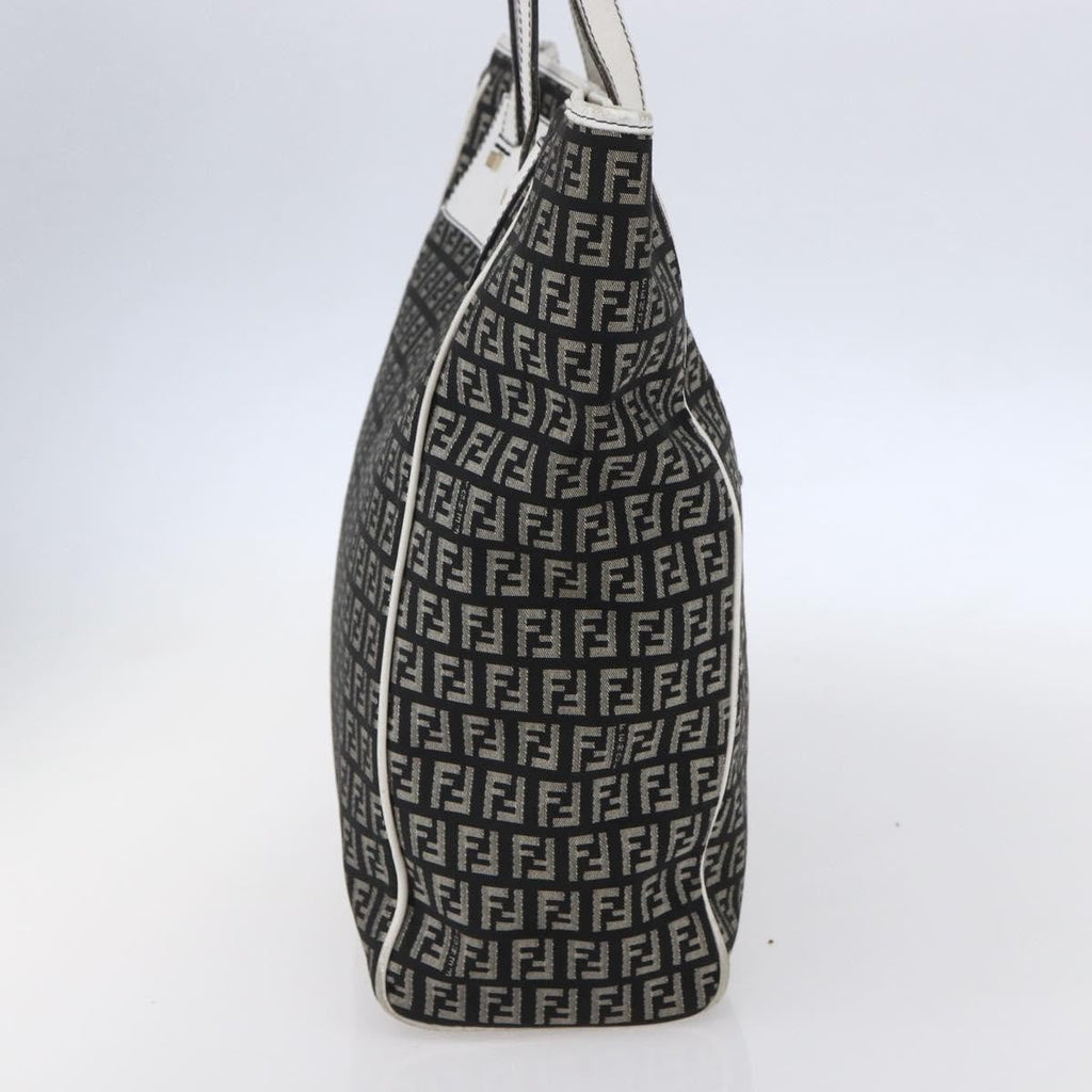 Fendi Zucca Tote Bag Canvas Black Canvas Tote Bag Bag