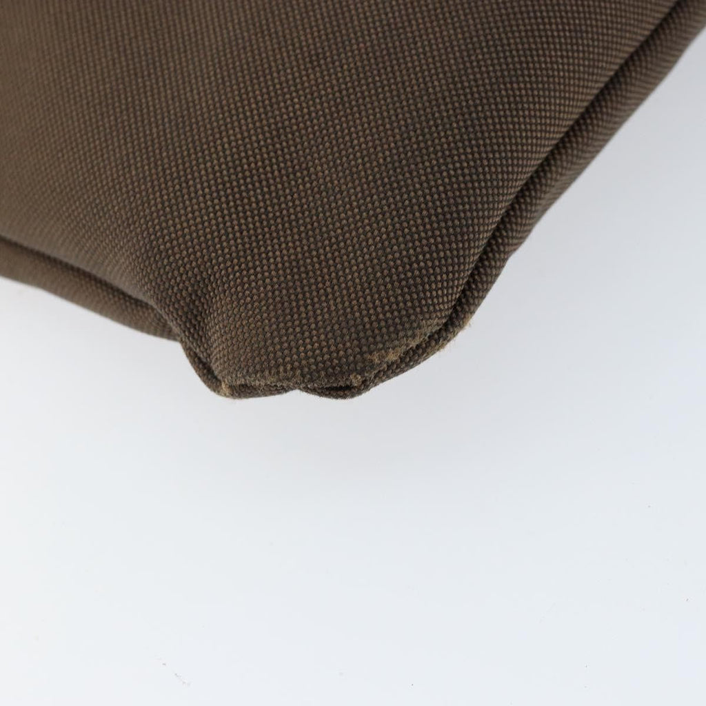 Prada Logo Flat Messenger Canvas Brown Canvas Shoulder Bag Bag
