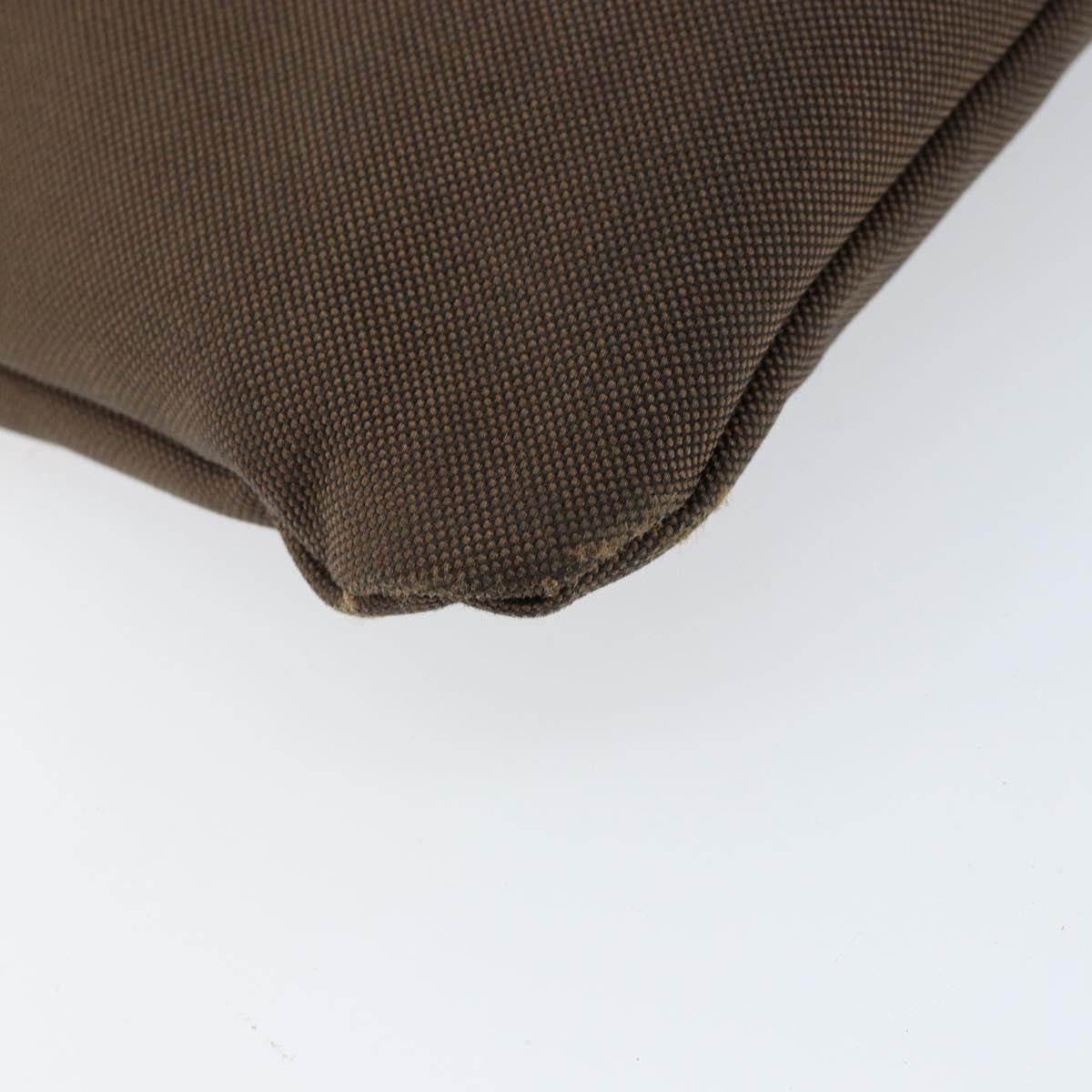 Prada Logo Flat Messenger Canvas Brown Canvas Shoulder Bag Bag