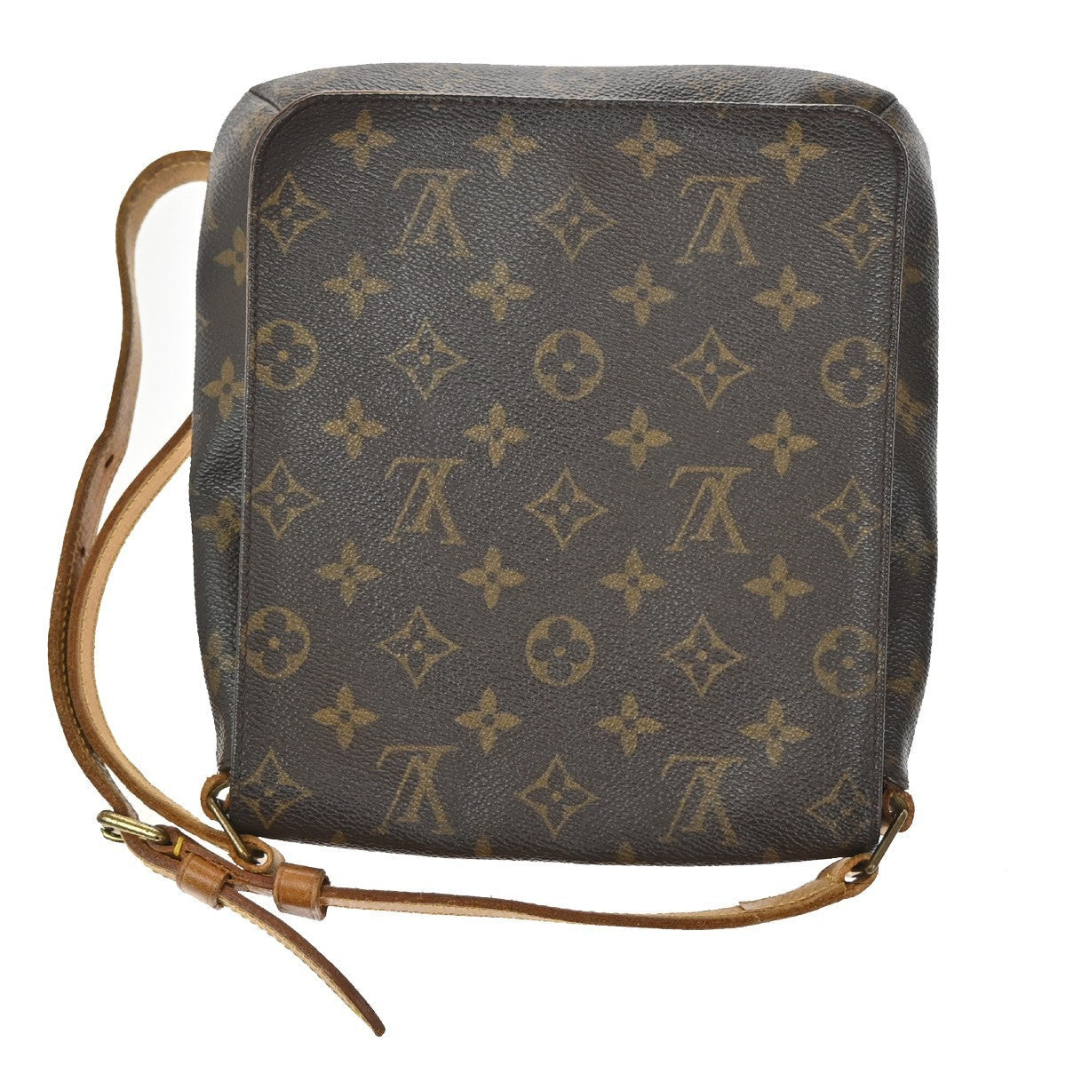 Louis Vuitton Musette Handbag Monogram Canvas Brown Canvas Shoulder Bag