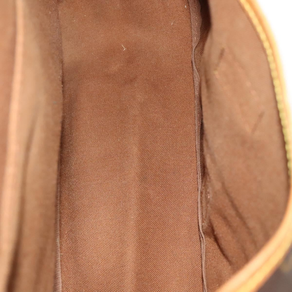 Louis Vuitton Saumur Handbag Monogram Canvas Brown Canvas Shoulder Bag