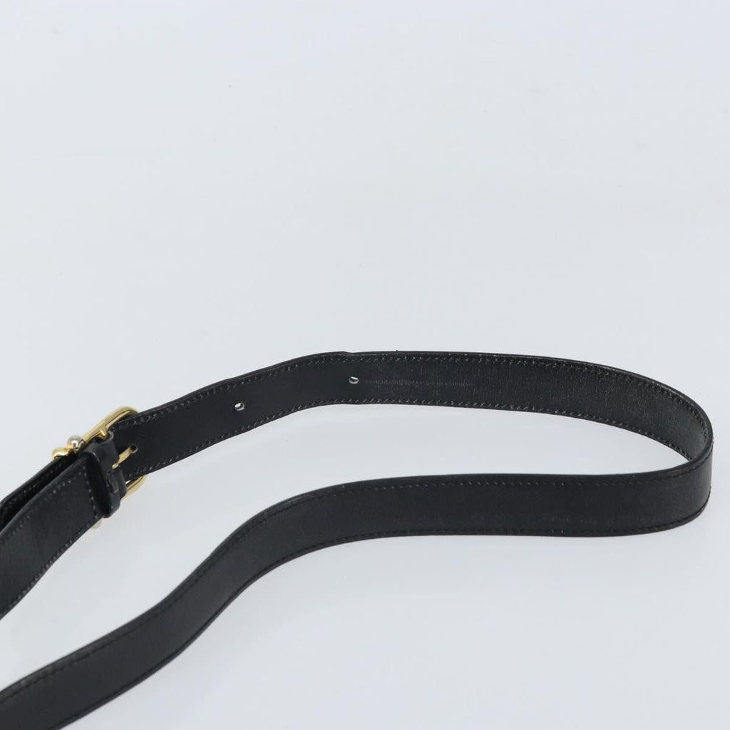 Celine Circle Logo Shoulder Bag Leather Black Leather Shoulder Bag Bag