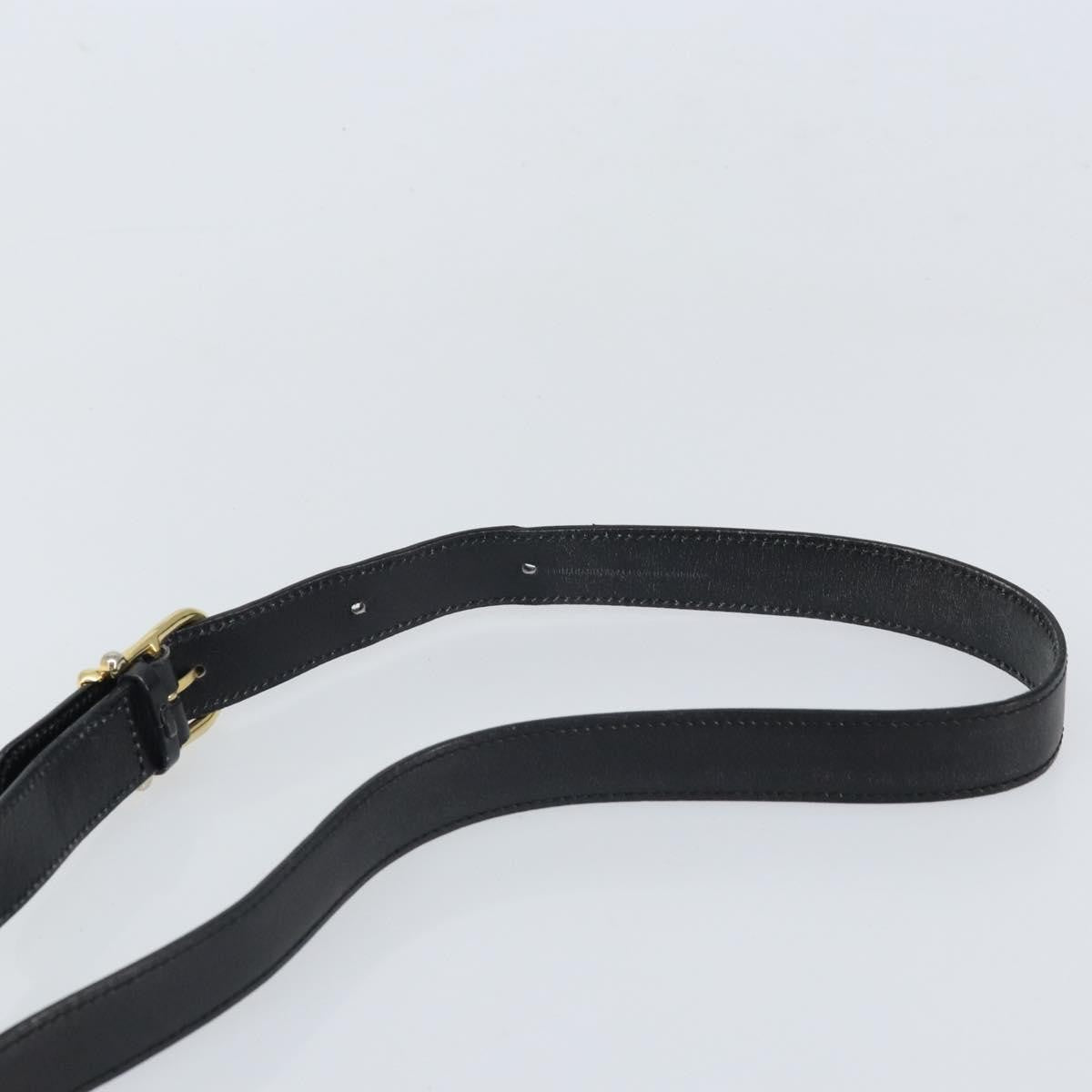 Celine Circle Logo Shoulder Bag Leather Black Leather Shoulder Bag Bag