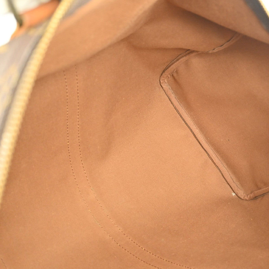 Louis Vuitton Keepall Bag Monogram Canvas Brown Canvas Travel Bag