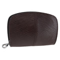 Louis Vuitton Demi Lune Coin Purse Epi Leather Brown Leather Wallets Accessory