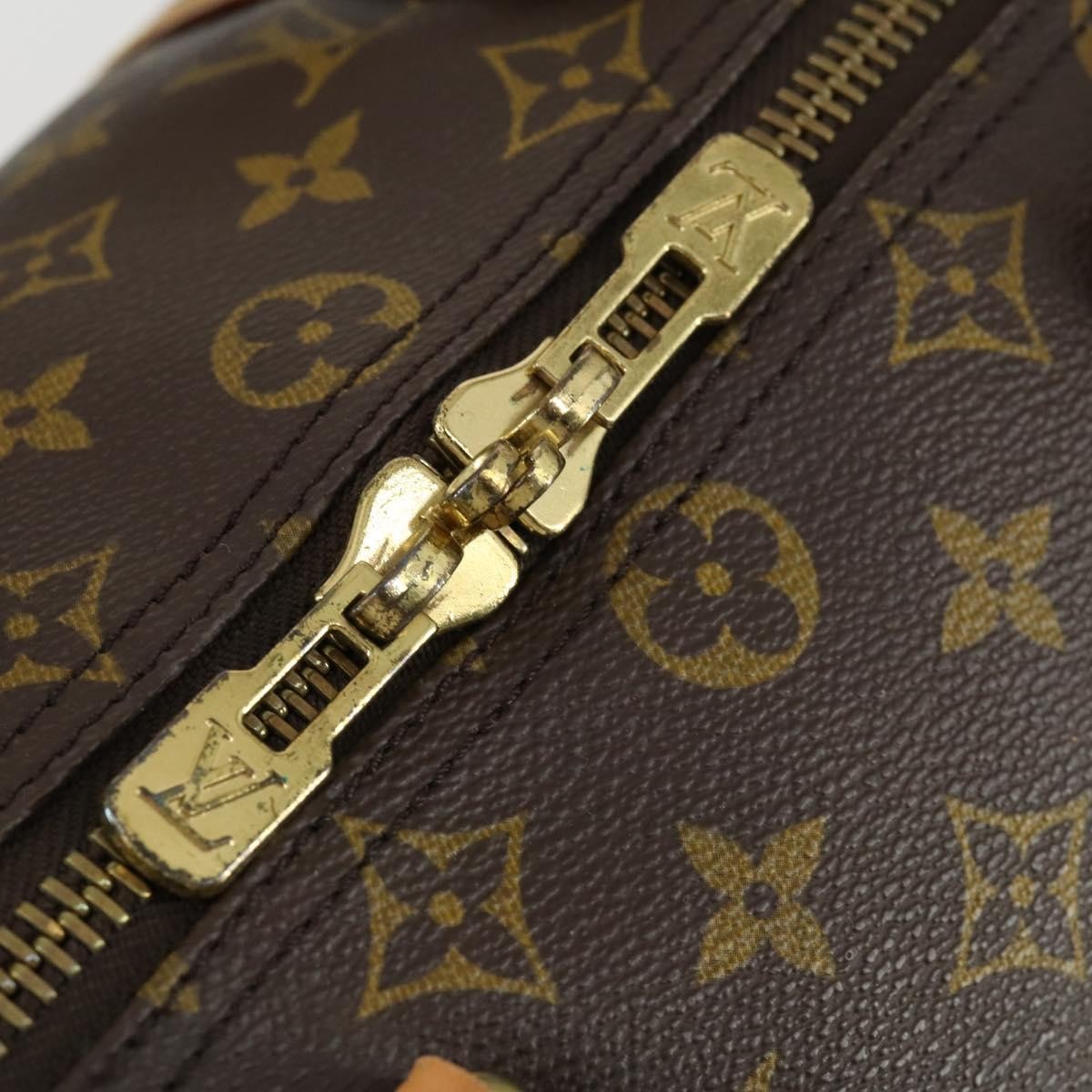 Louis Vuitton Keepall Bag Monogram Canvas Brown Canvas Travel Bag