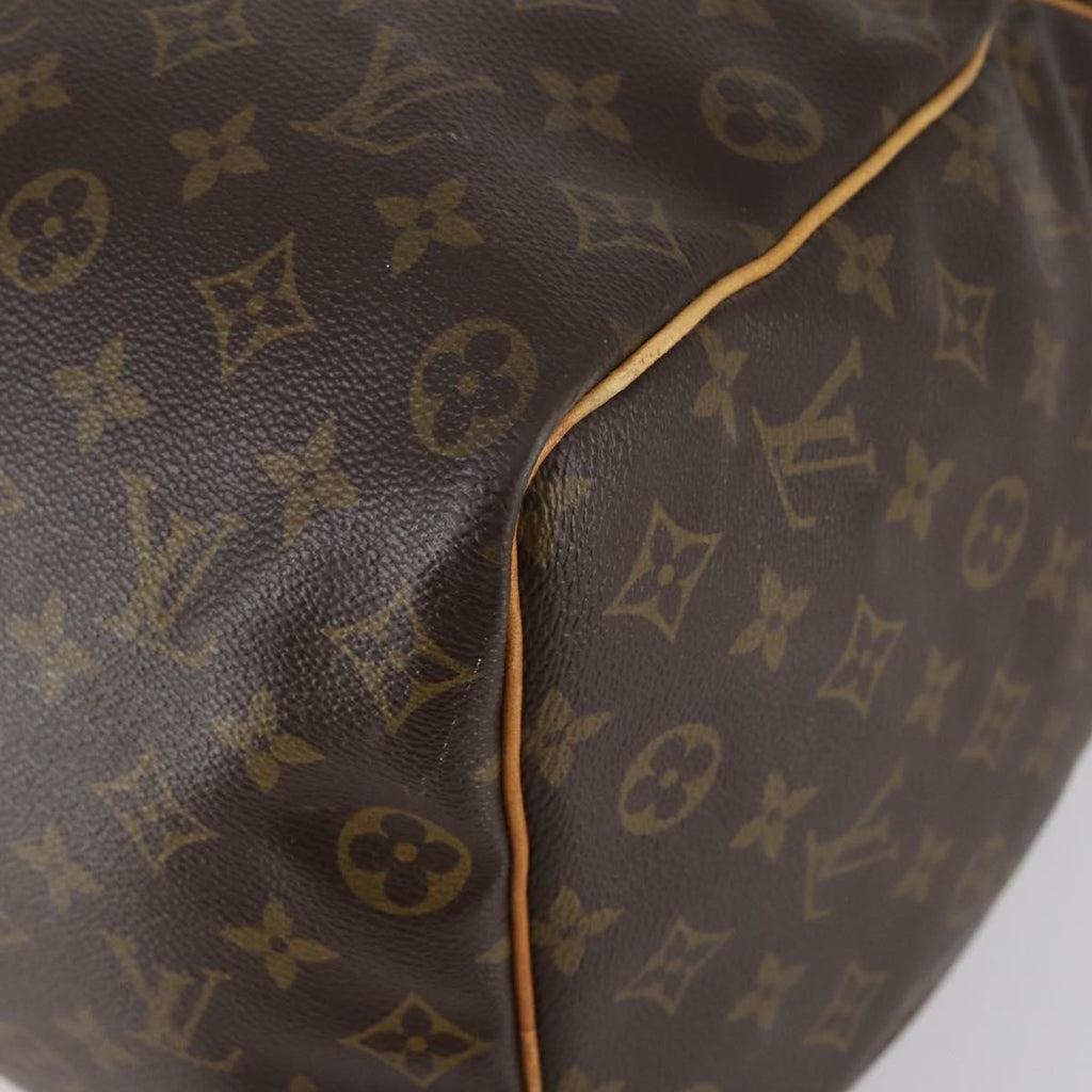 Louis Vuitton Keepall Bag Monogram Canvas Brown Canvas Travel Bag