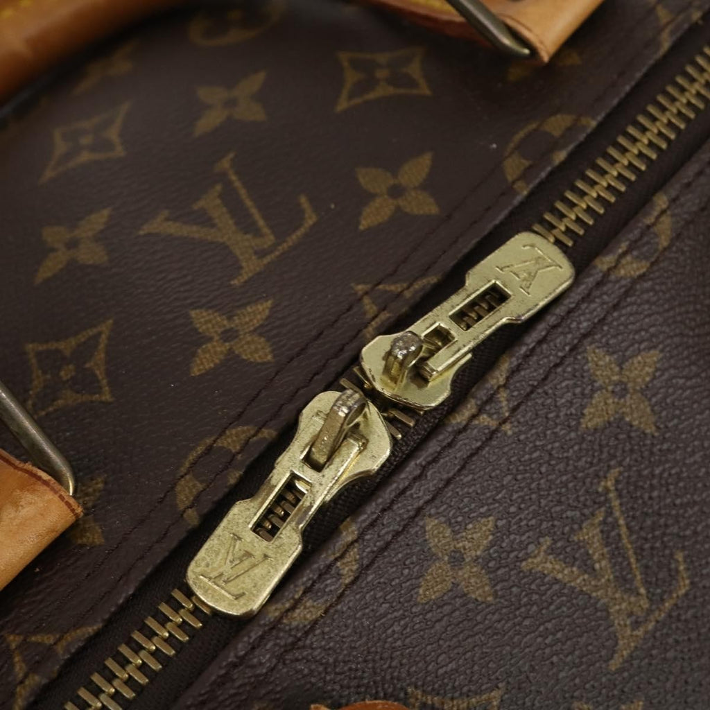 Louis Vuitton Keepall Bag Monogram Canvas Brown Canvas Travel Bag
