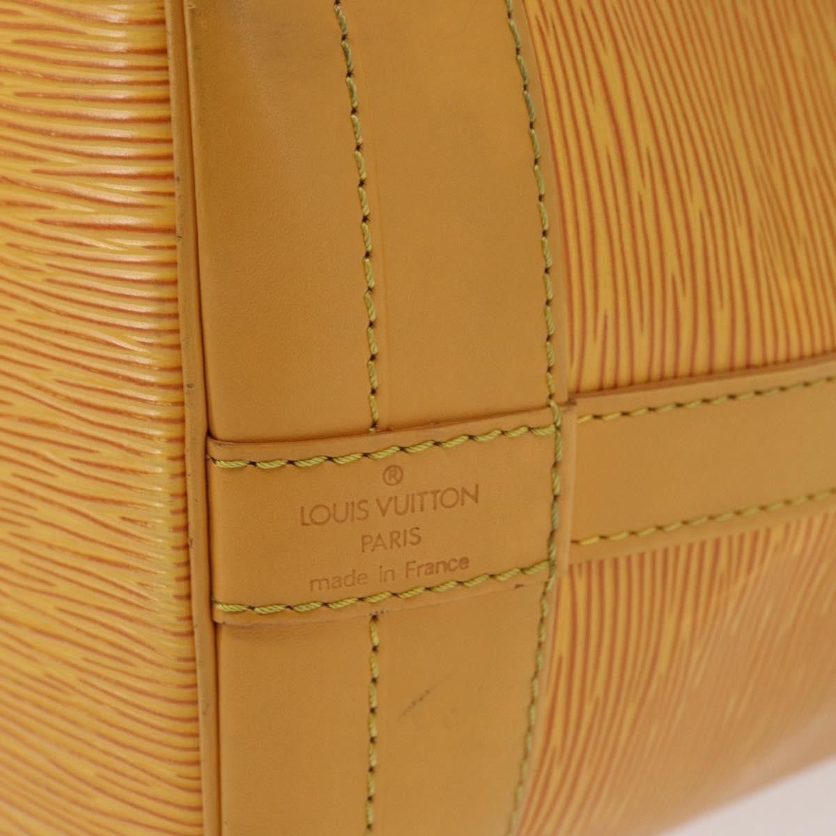 Louis Vuitton Noe Handbag Epi Leather Yellow Leather Shoulder Bag