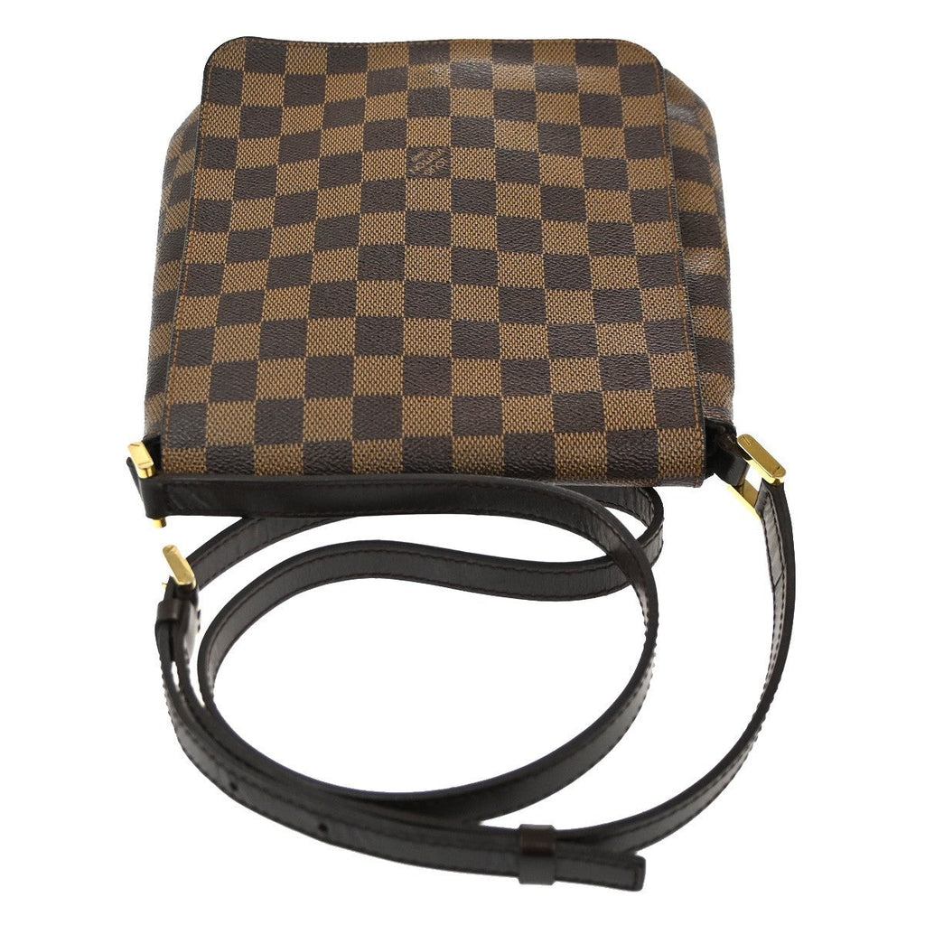 Louis Vuitton Musette Salsa Handbag Damier Canvas Brown Canvas Shoulder Bag