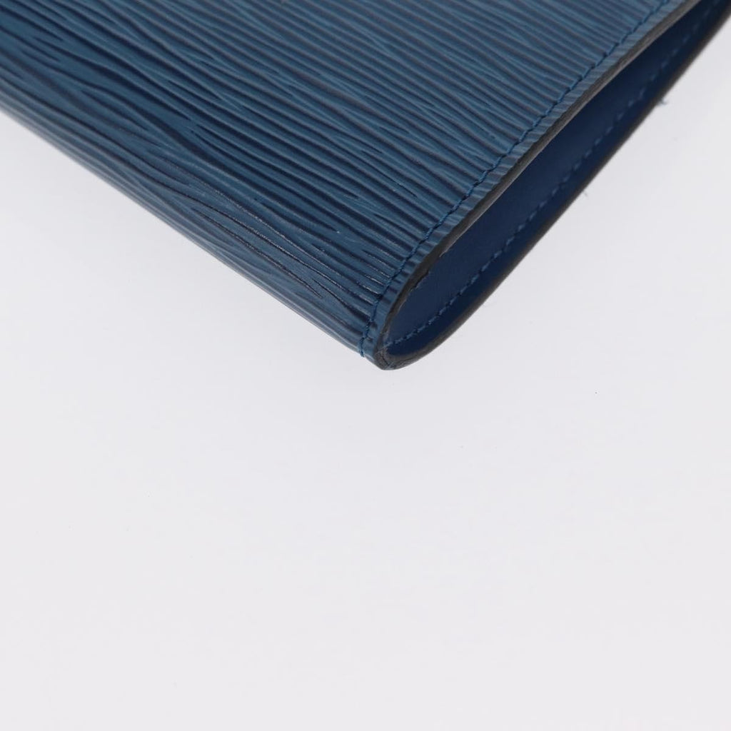 Louis Vuitton Pochette Accessoires Epi Leather Blue Leather Clutche & Pouche Bag