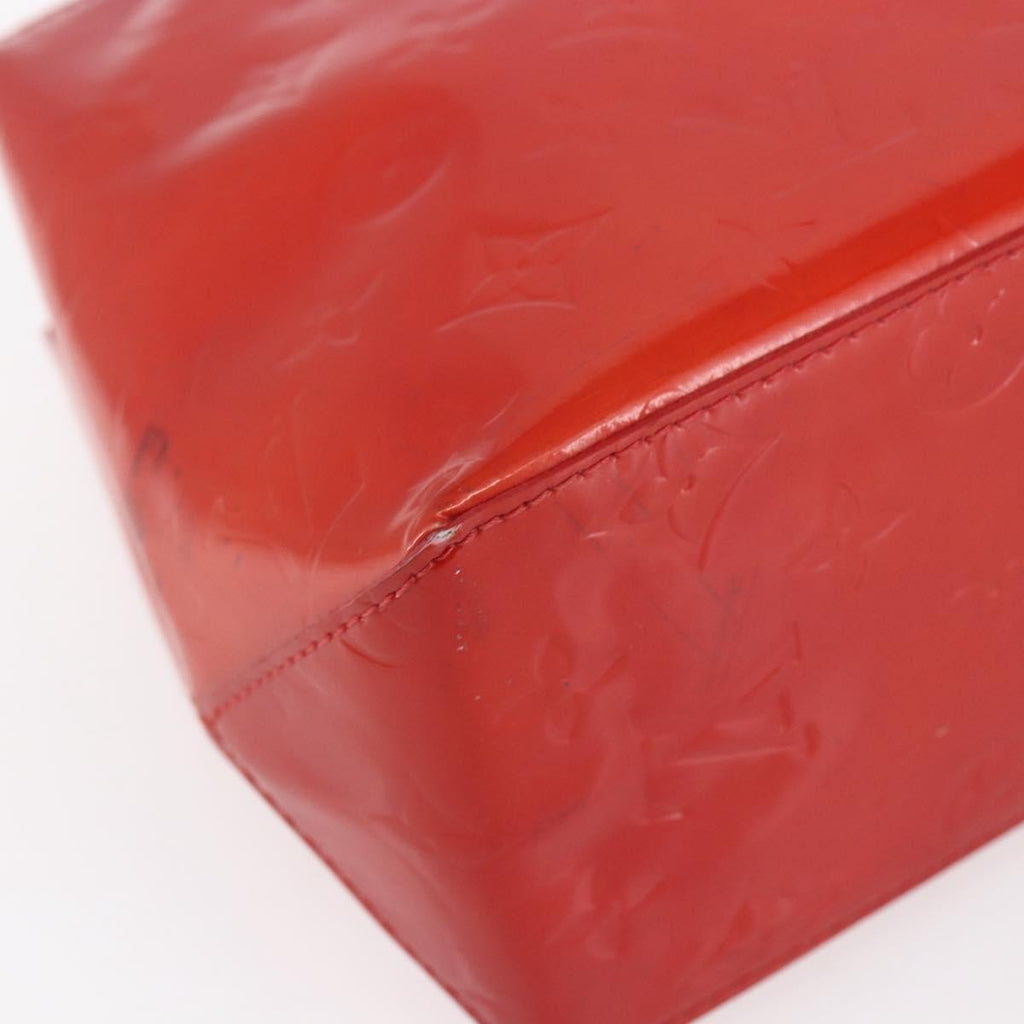 Louis Vuitton Reade Handbag Monogram Vernis Red Patent_Leather Handbag