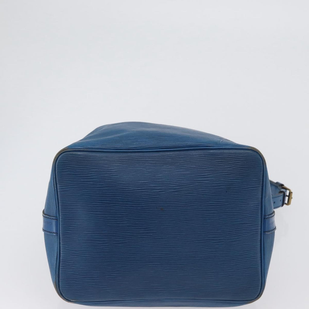 Louis Vuitton Petit Noe Nm Handbag Epi Leather Blue Leather Shoulder Bag