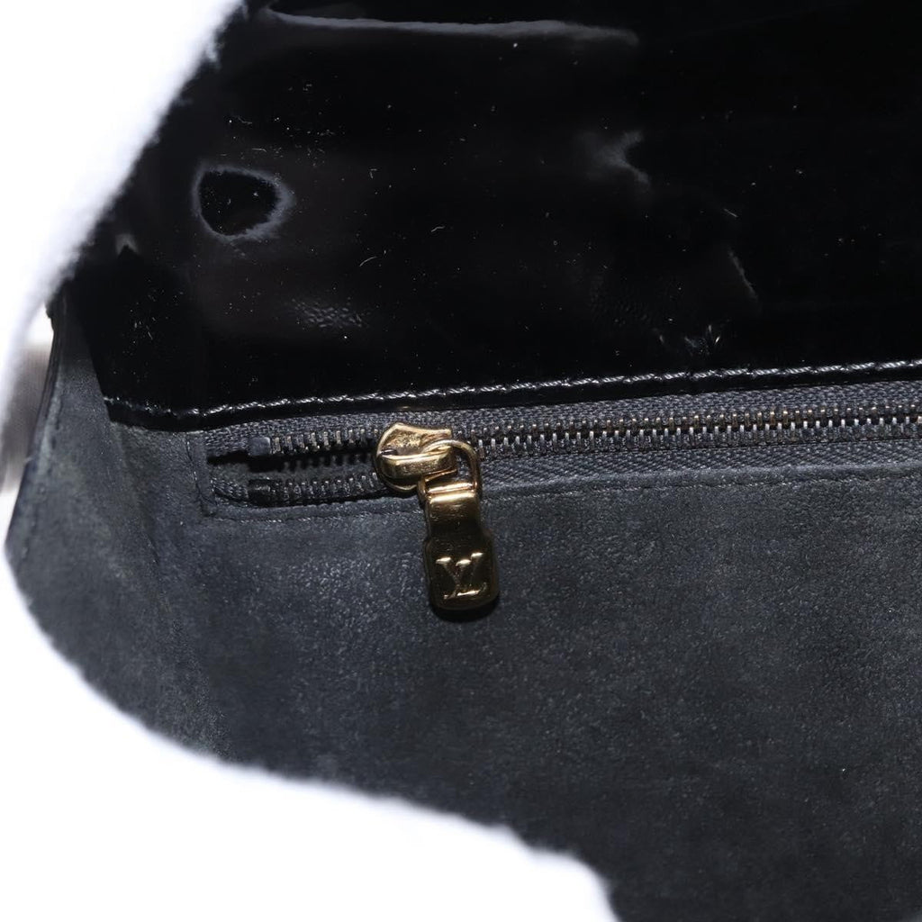 Louis Vuitton Monceau Handbag Vernis Black Patent_Leather Handbag