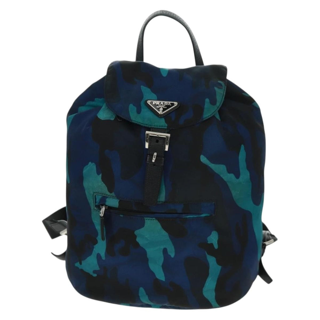 Prada Camouflage Backpack Tessuto Multicolour Nylon Backpack Bag