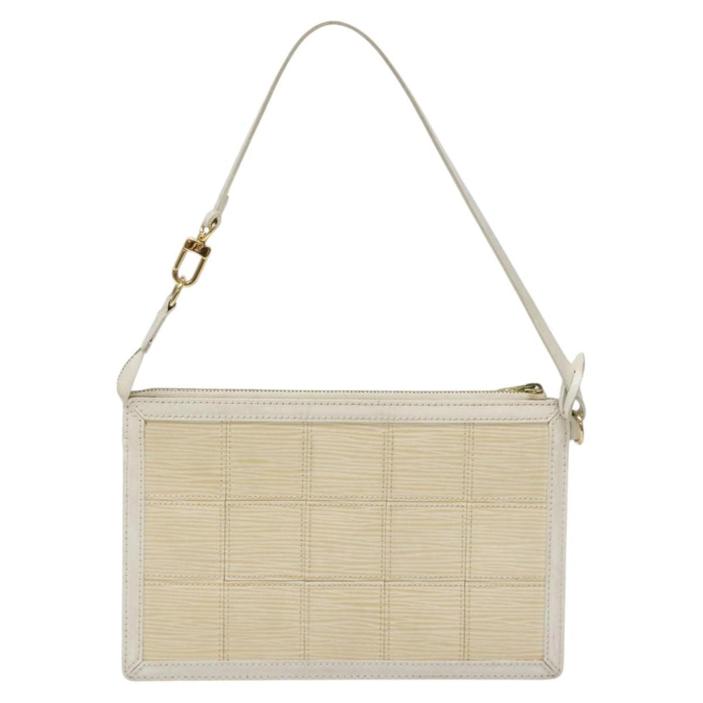 Louis Vuitton Delmonico Pochette Stretch Epi Leather Ecru Leather Clutche & Pouche Bag