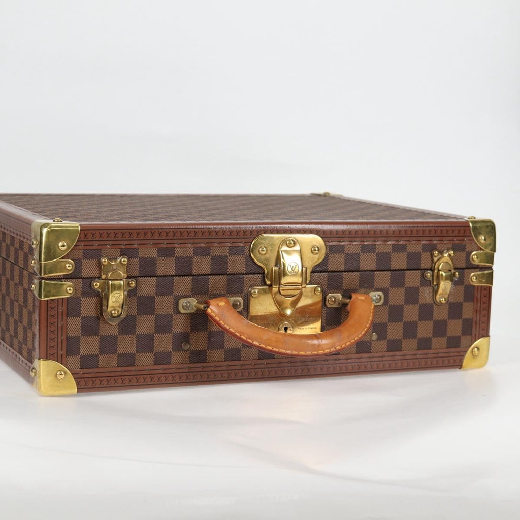 Louis Vuitton Cotteville Trunk Monogram Canvas Brown Canvas Bag